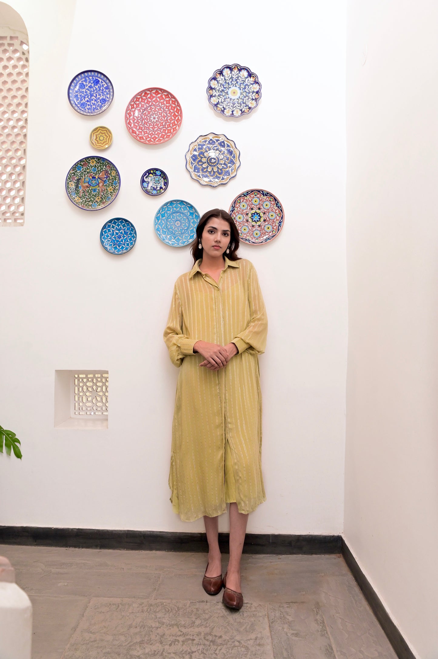 Pistavi Shirt Dress