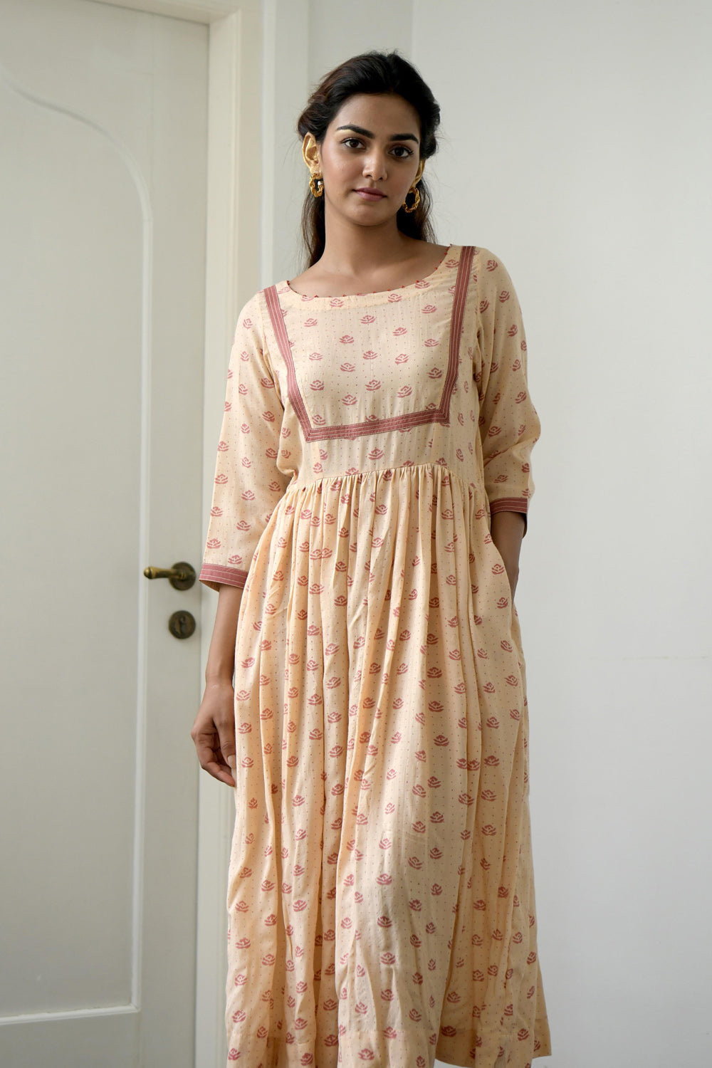 Salmon & Peach Dress- M