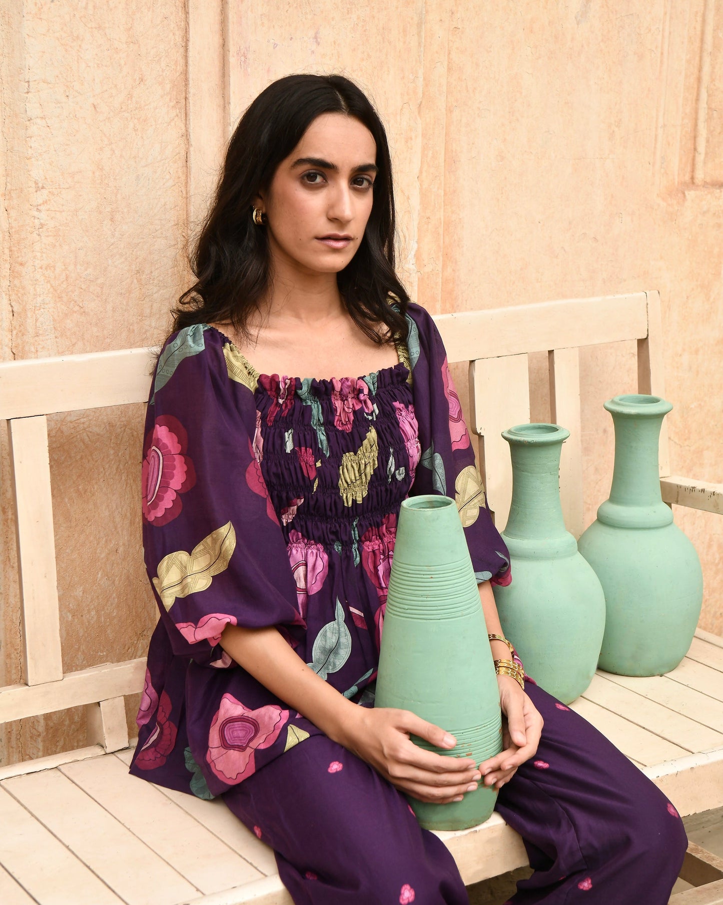 Iris Flower Top - S
