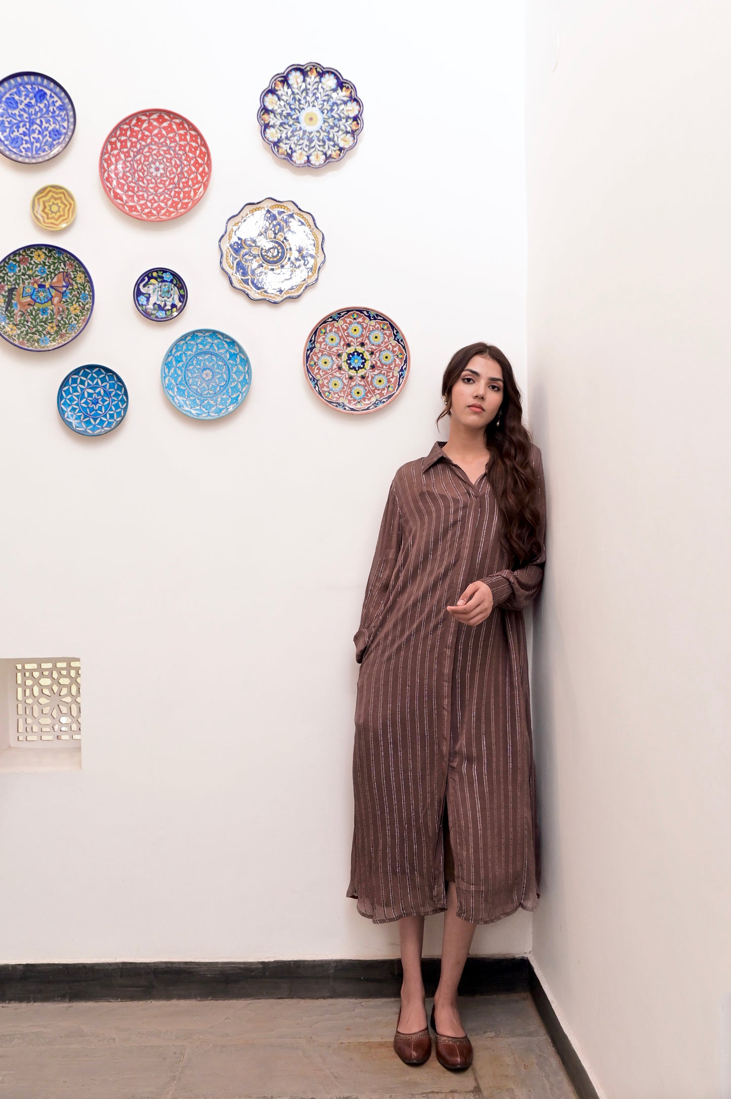 Gulkand Shirt Dress