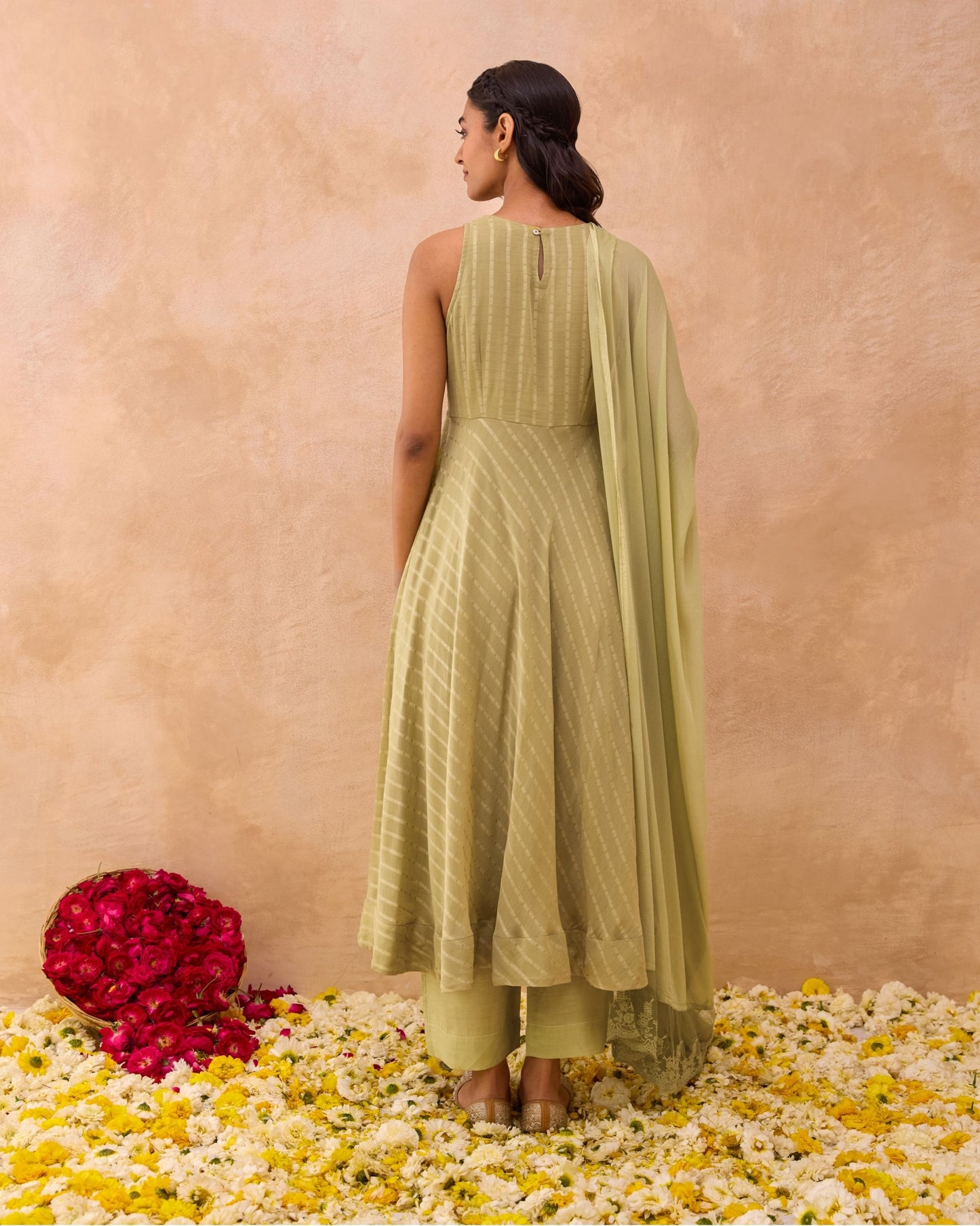 Olive Mist Kurta Set