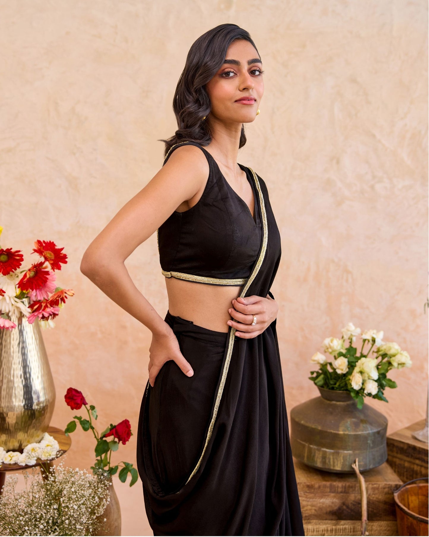 Siyahi Saree