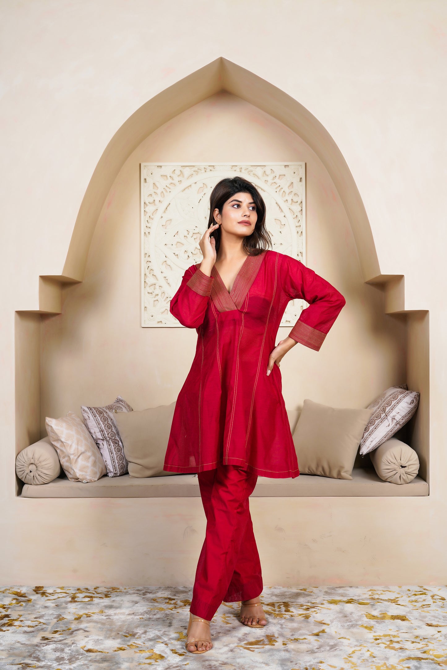 Ruby Red Co-ord Set