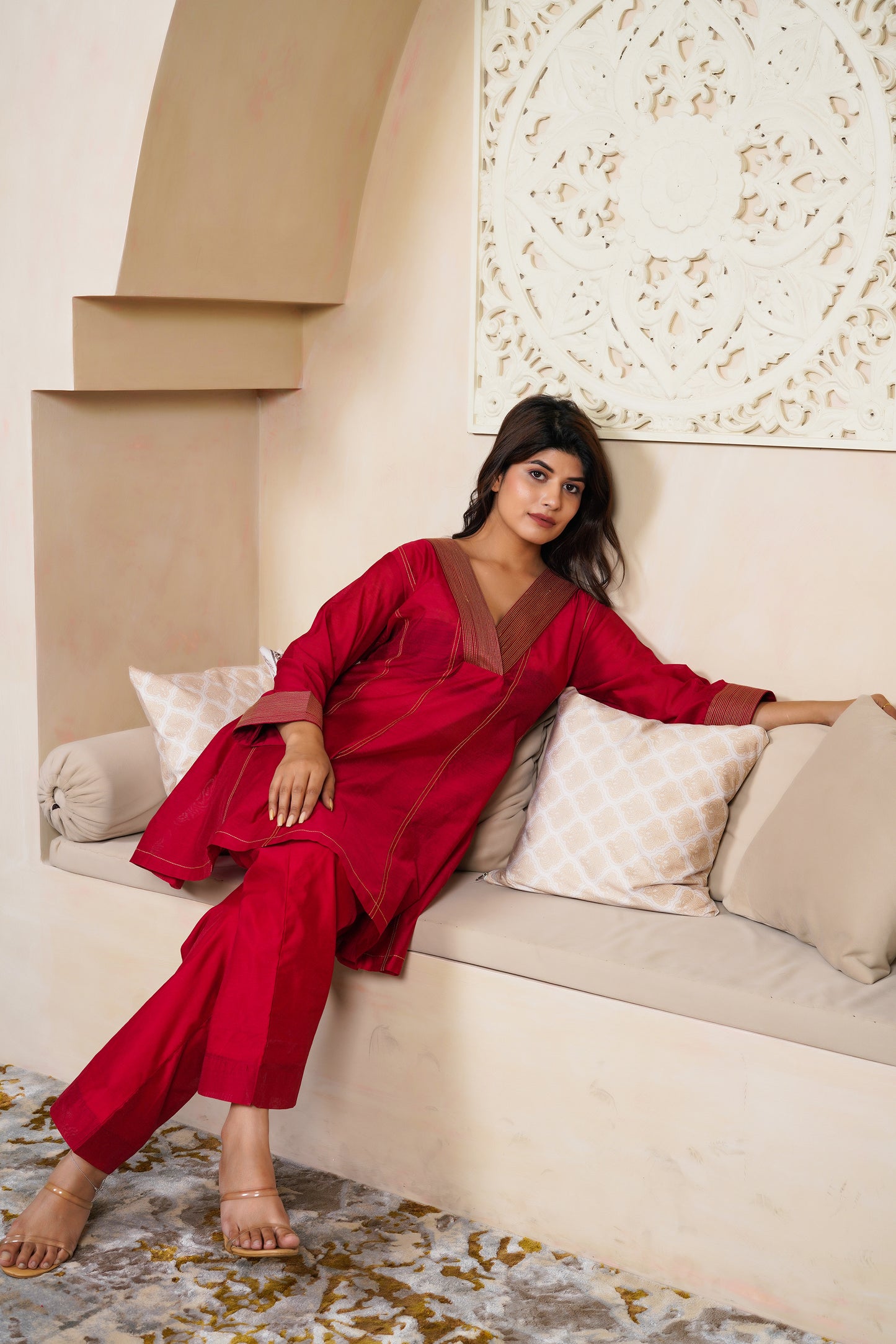Ruby Red Co-ord Set