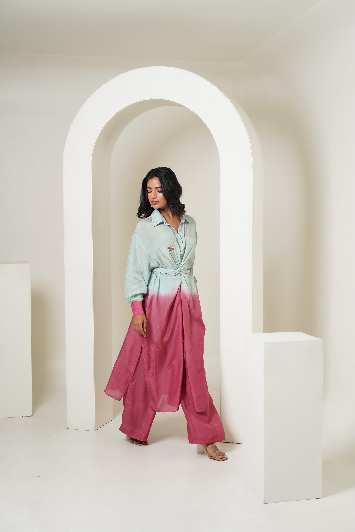 Mint Fuscia Co-ord Set