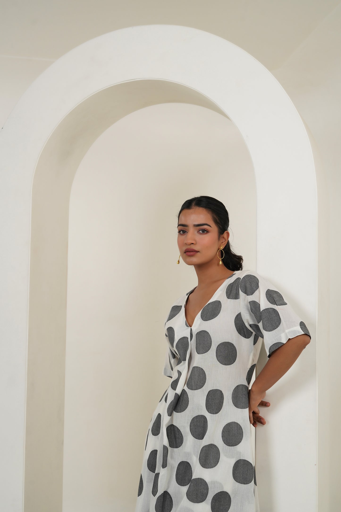 Polka Jamdani Co-ord