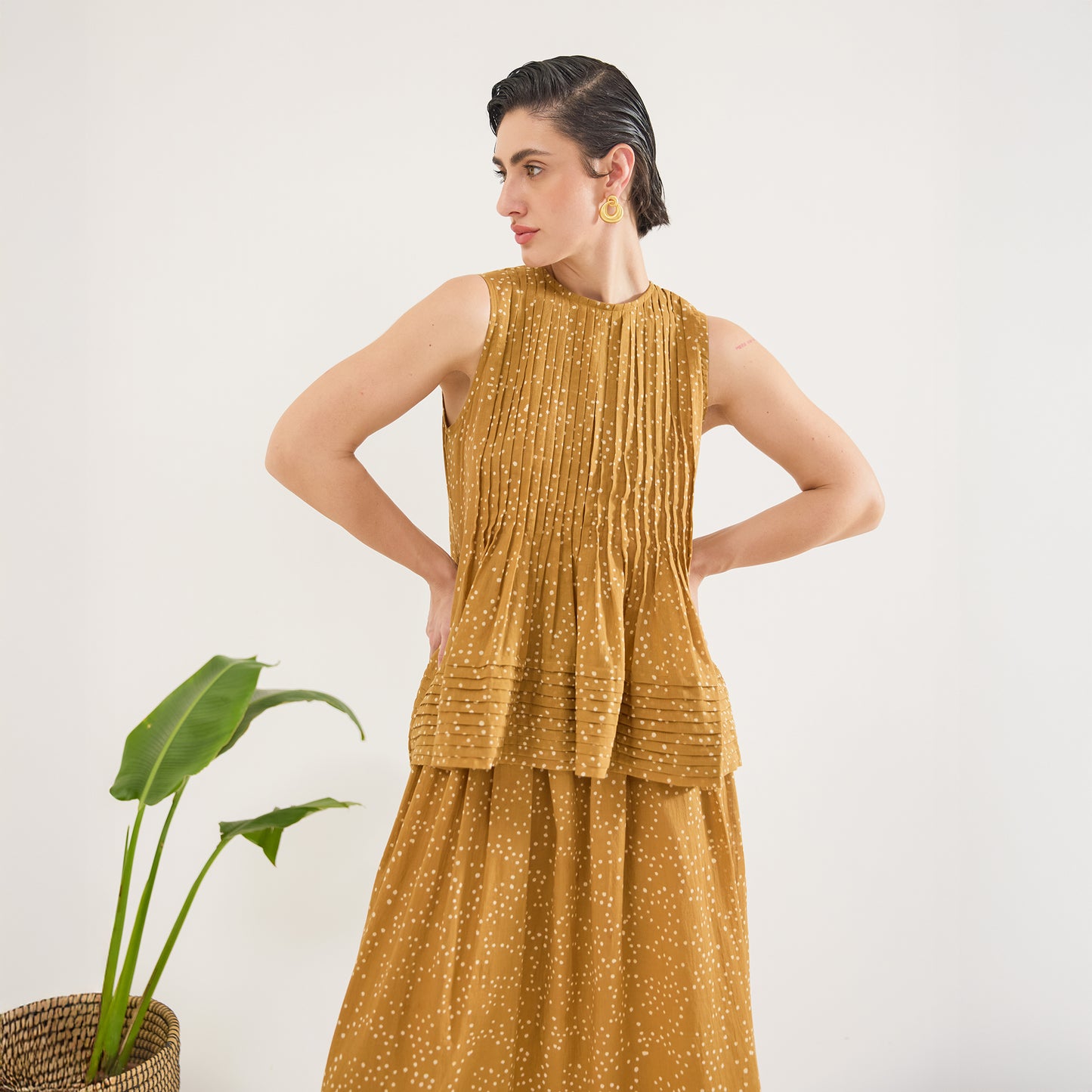 Mustard Mirage Top