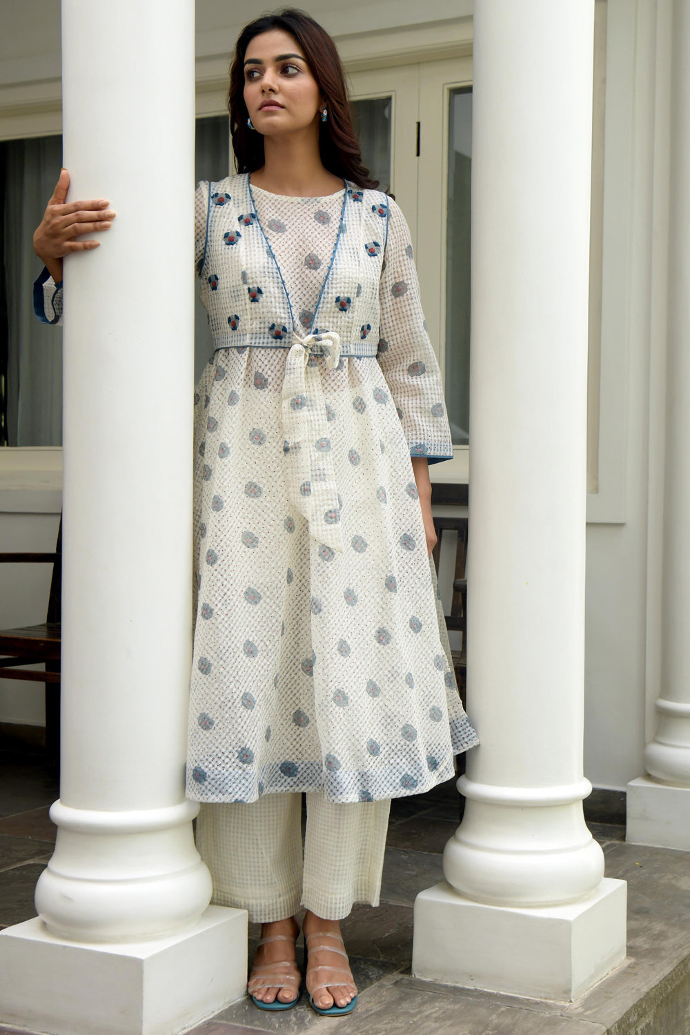 White Orchid two piece dress