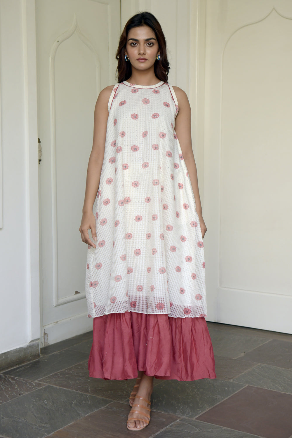 White Poppy Dress