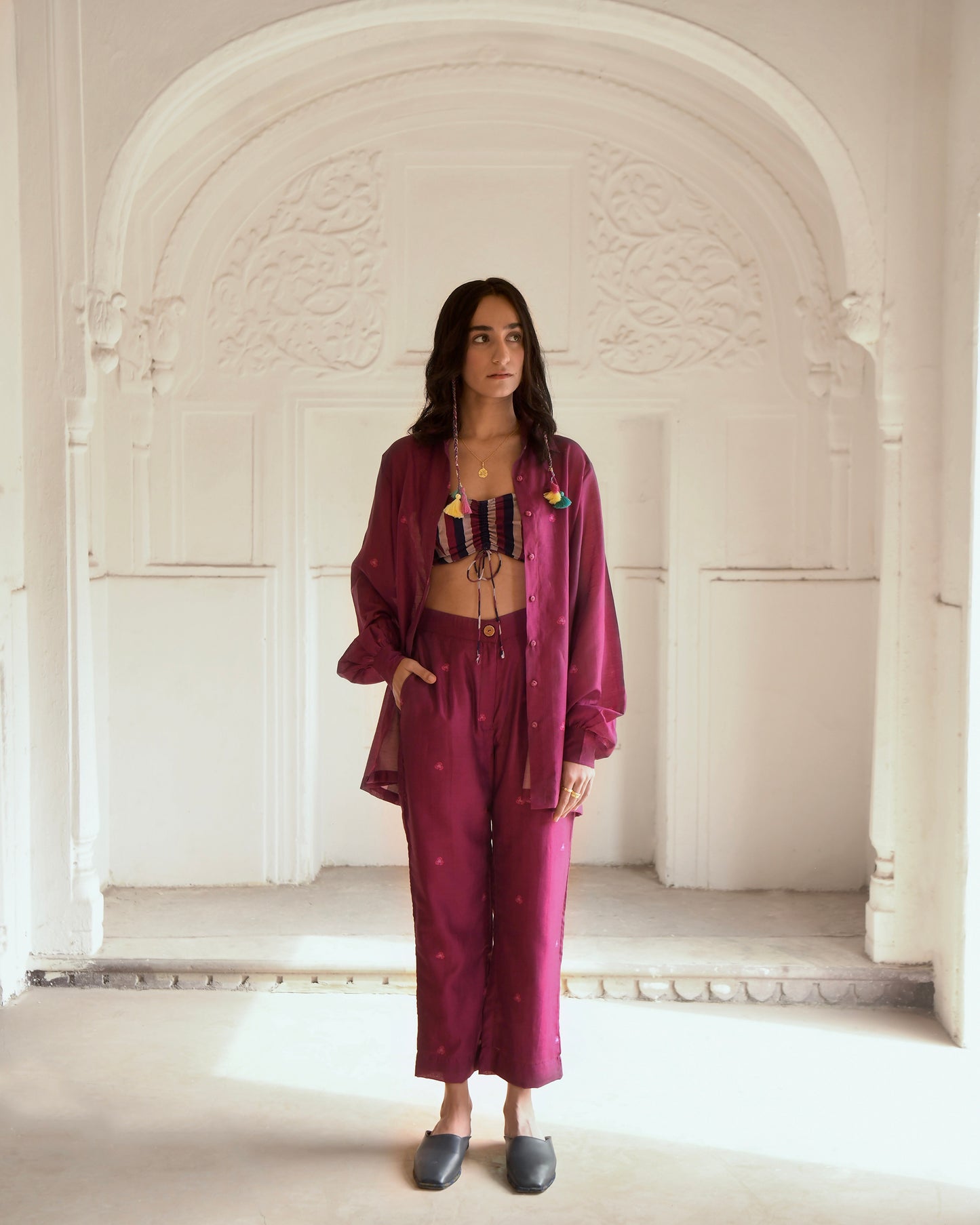 Mahogany Co-Ord Set (Set of 3)