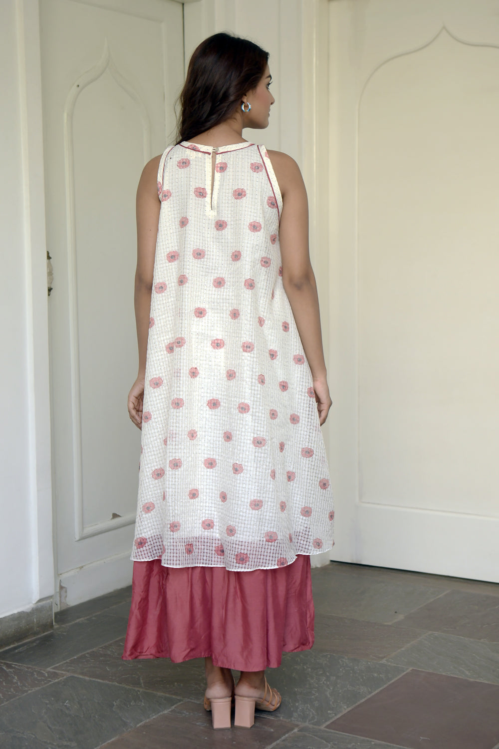 White Poppy Dress