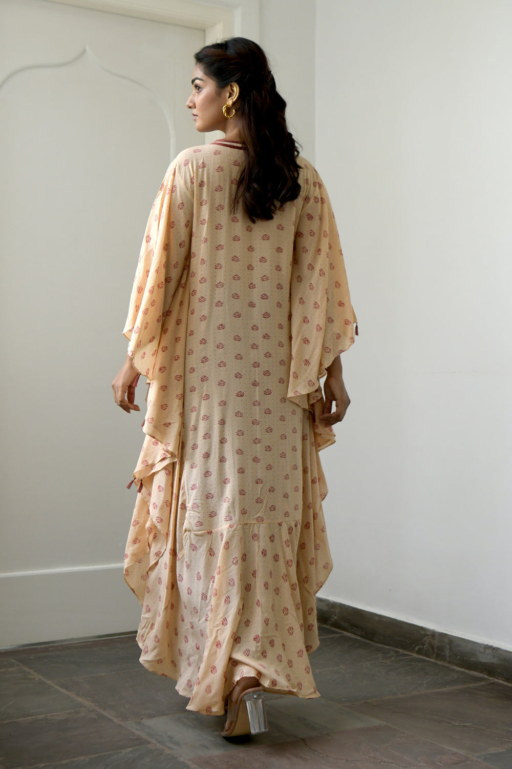 Salmon & Peach Kaftan