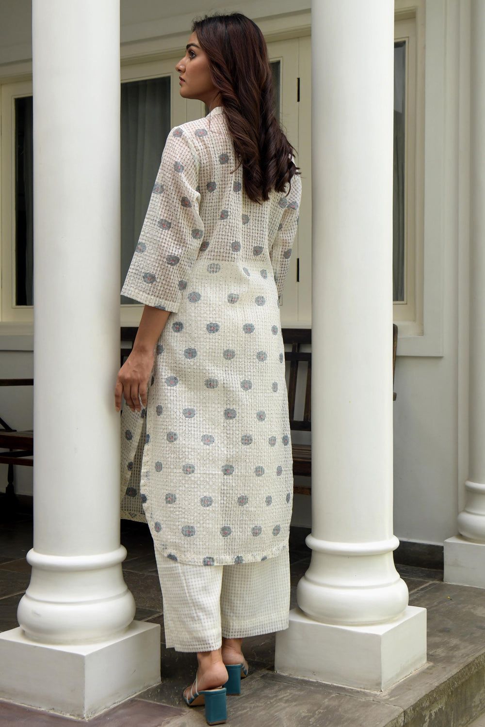 White Orchid Shirt Kurta