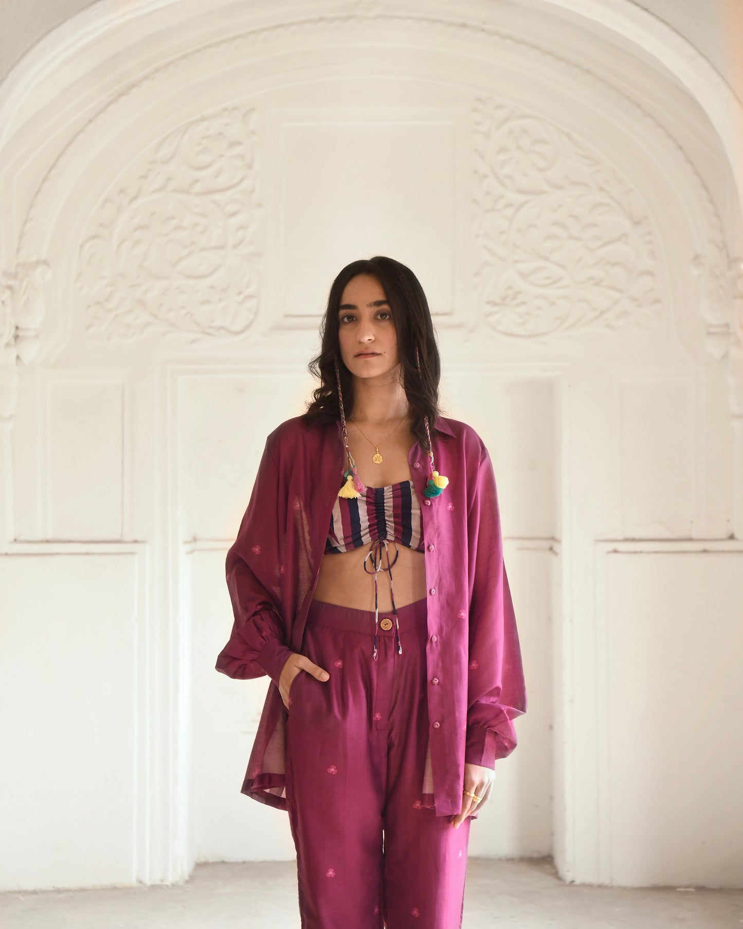 Mahogany Co-Ord Set (Set of 3)