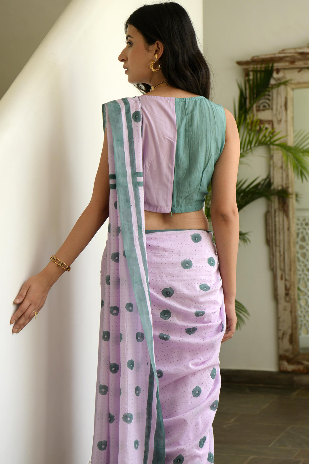 Fresh & Wild (Saree with Blouse)