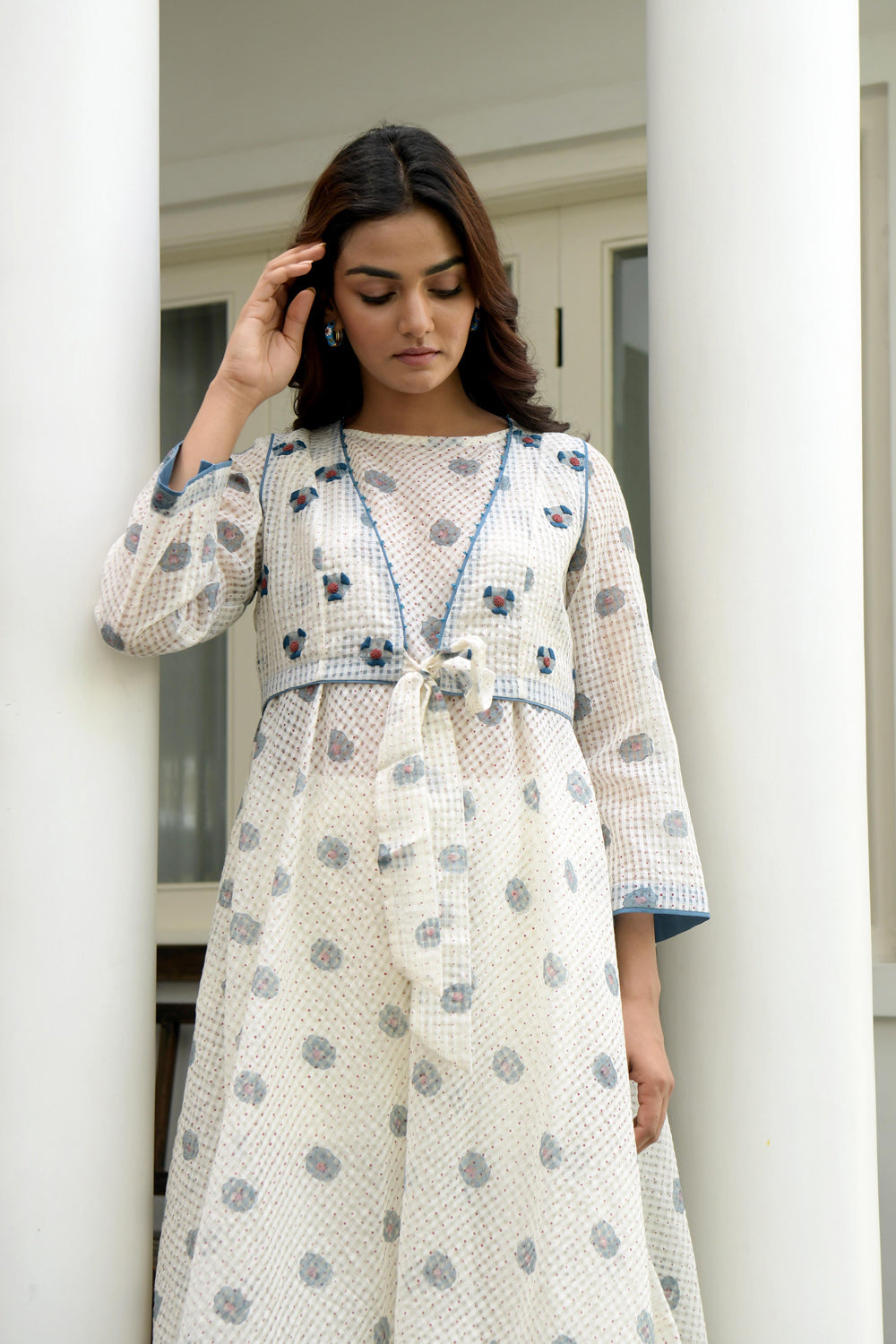 White Orchid two piece dress