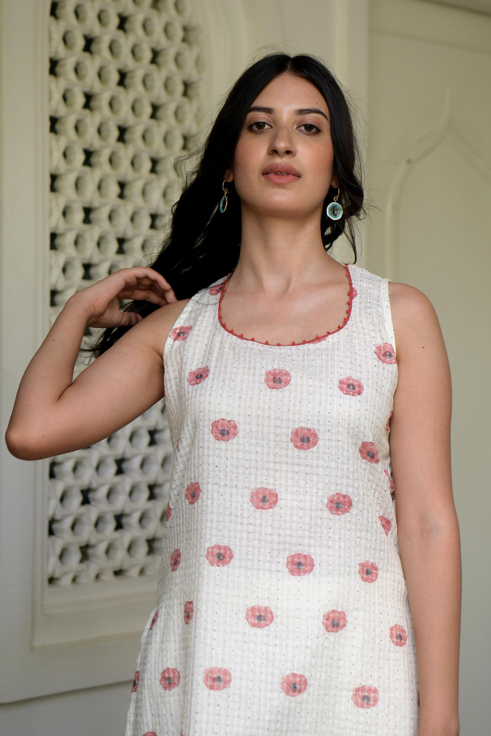 White coral Kurta