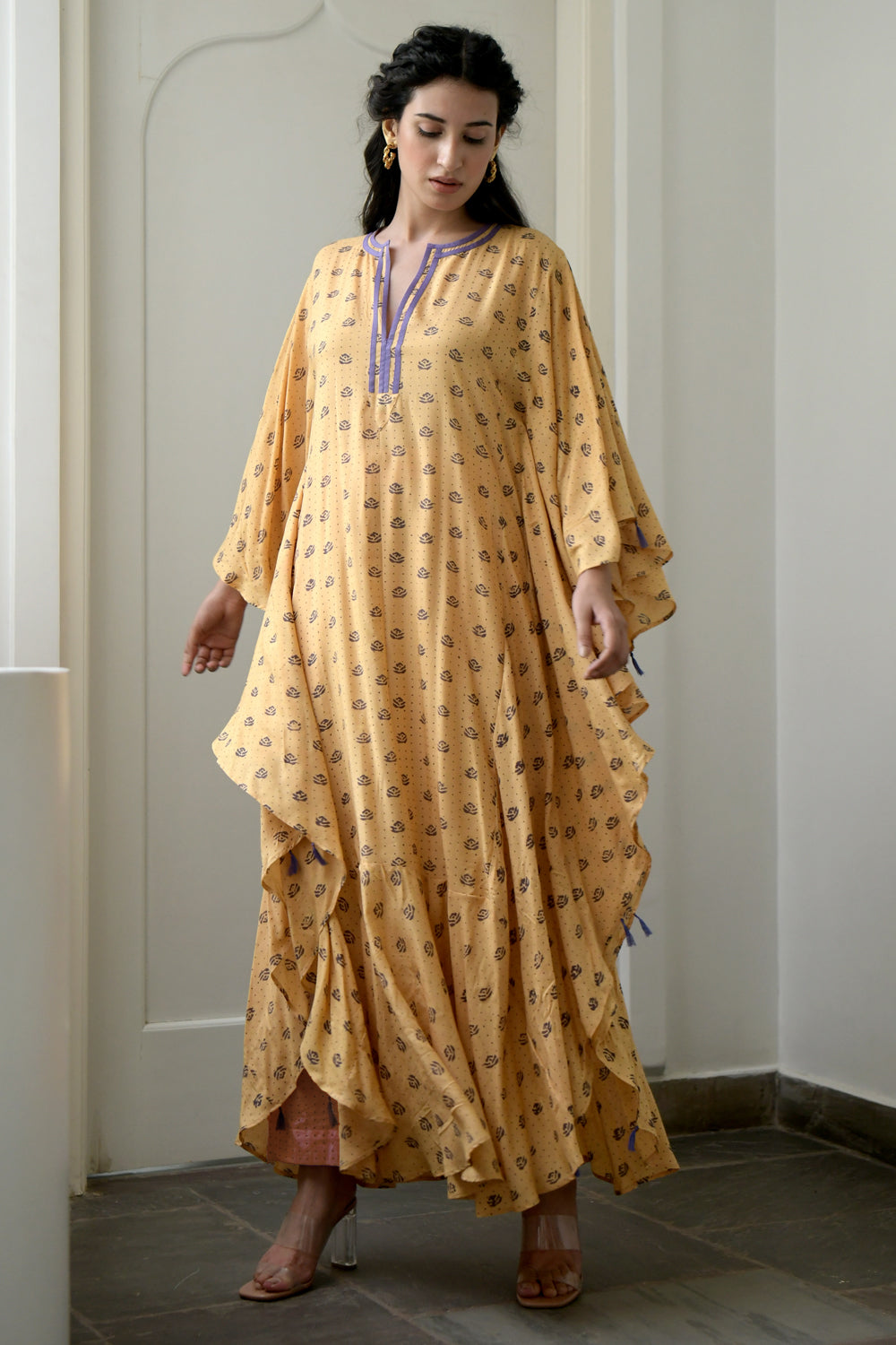 Lemon & Lilac Kaftan