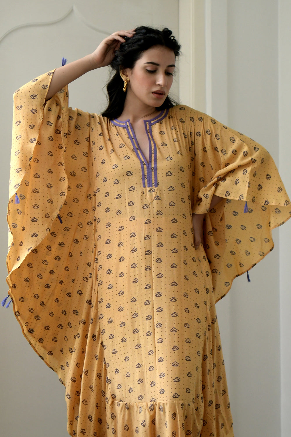Lemon & Lilac Kaftan