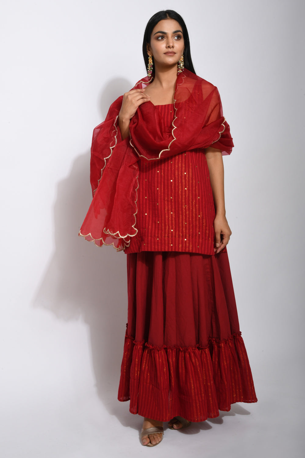 Crimson Red Kurta set