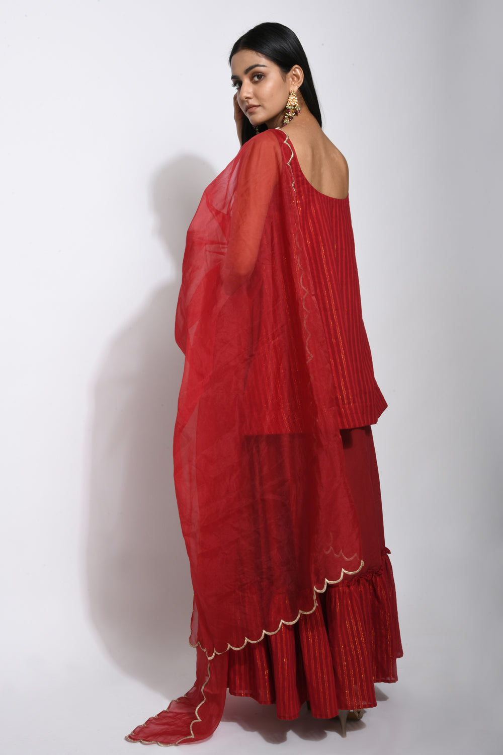 Crimson Red Kurta set