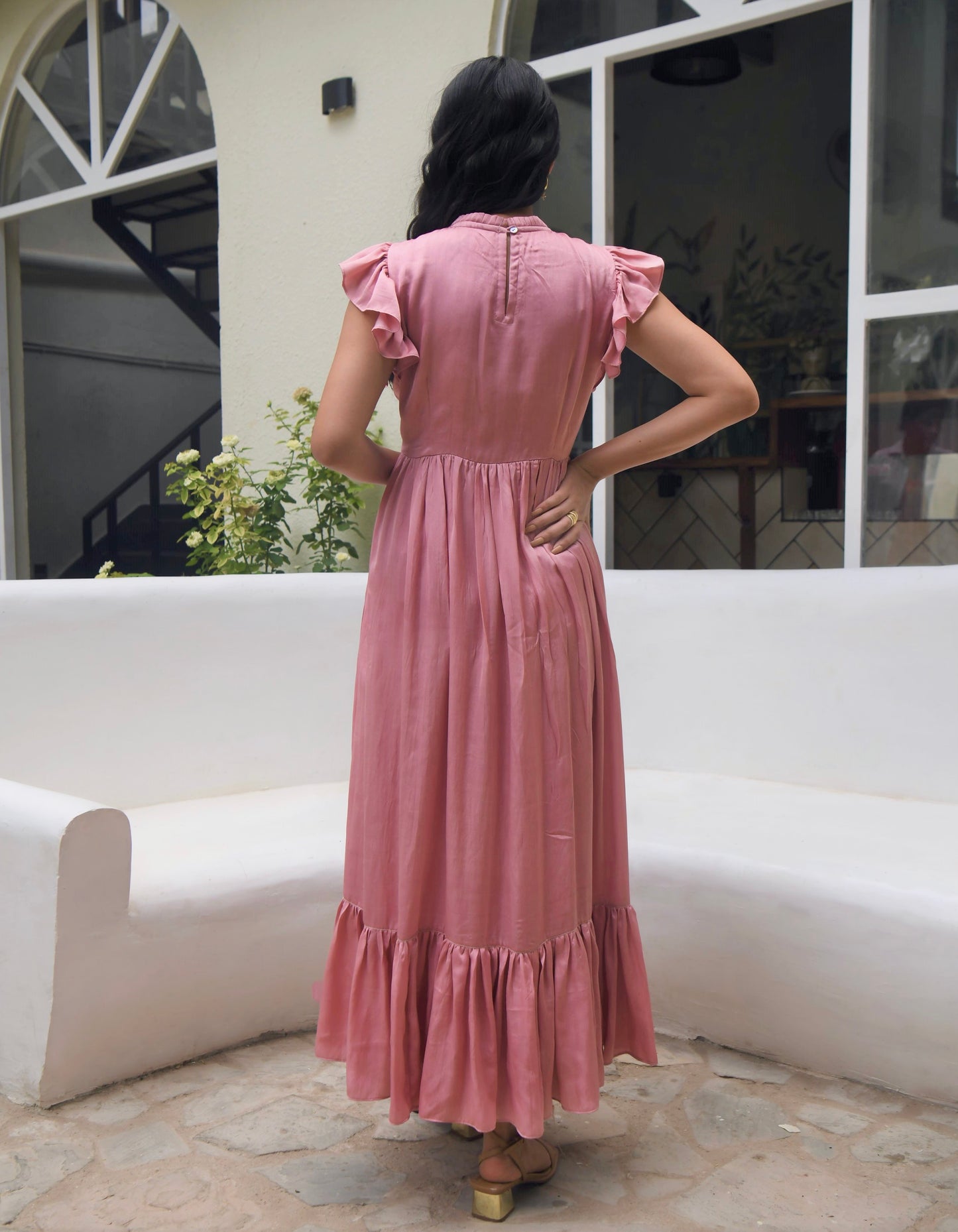 Coral Pink Dress
