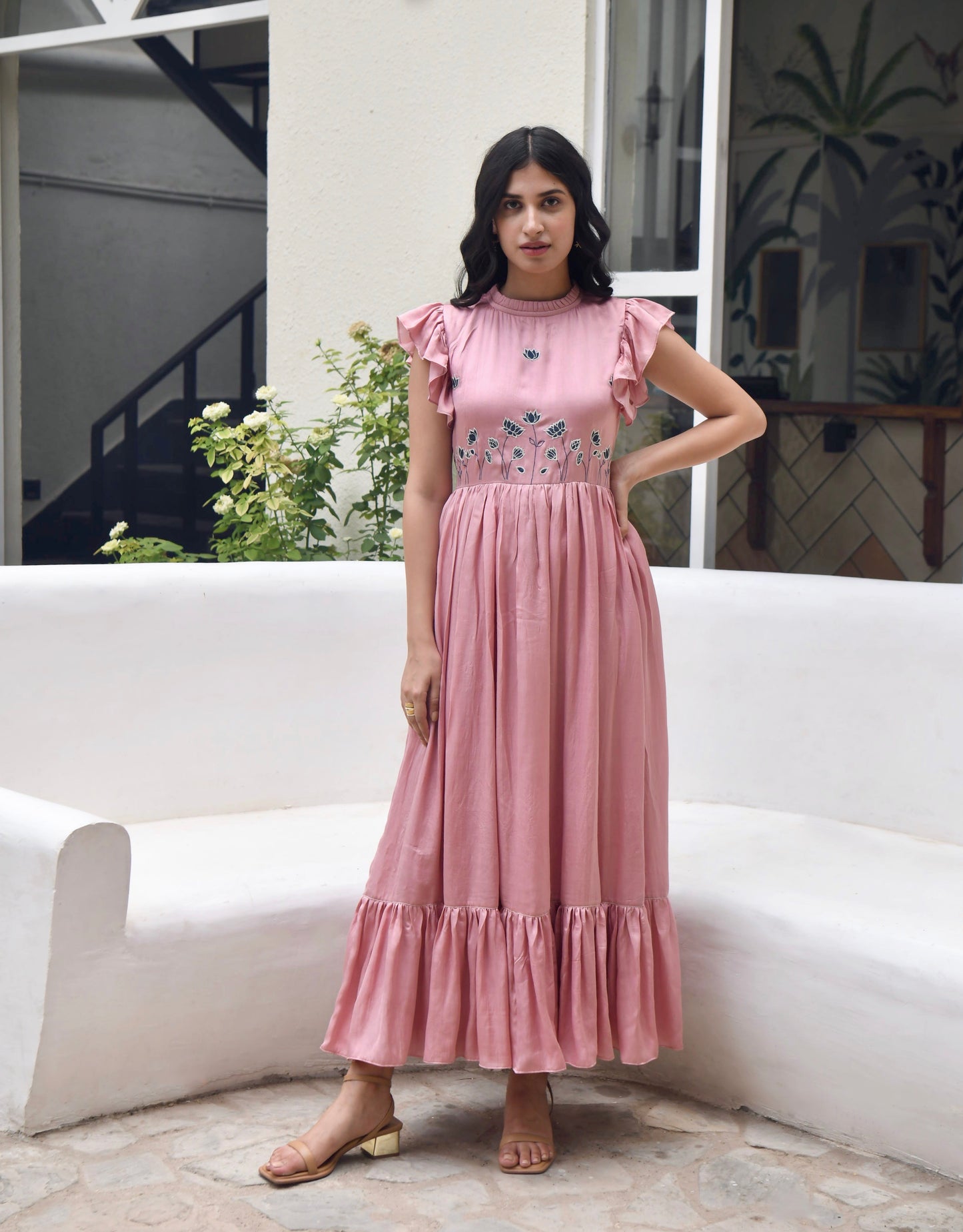 Coral Pink Dress