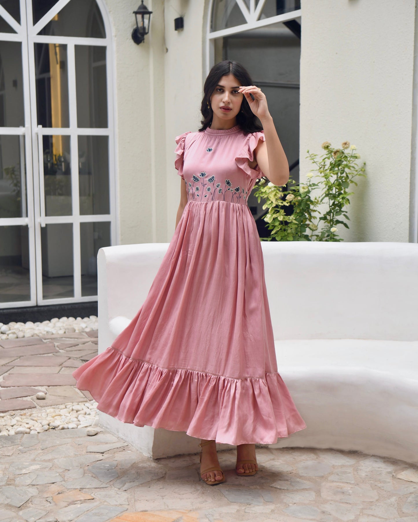 Coral Pink Dress