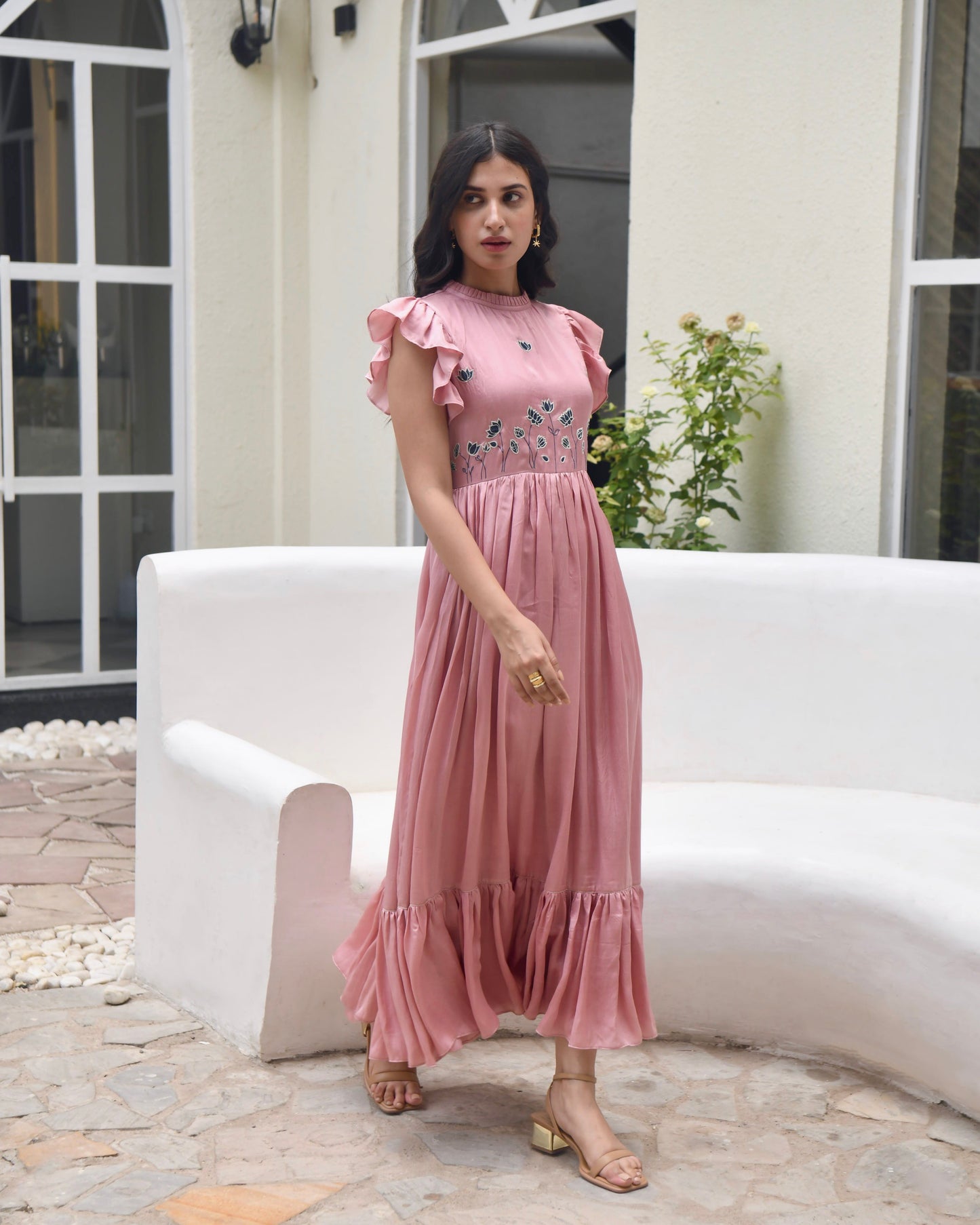 Coral Pink Dress