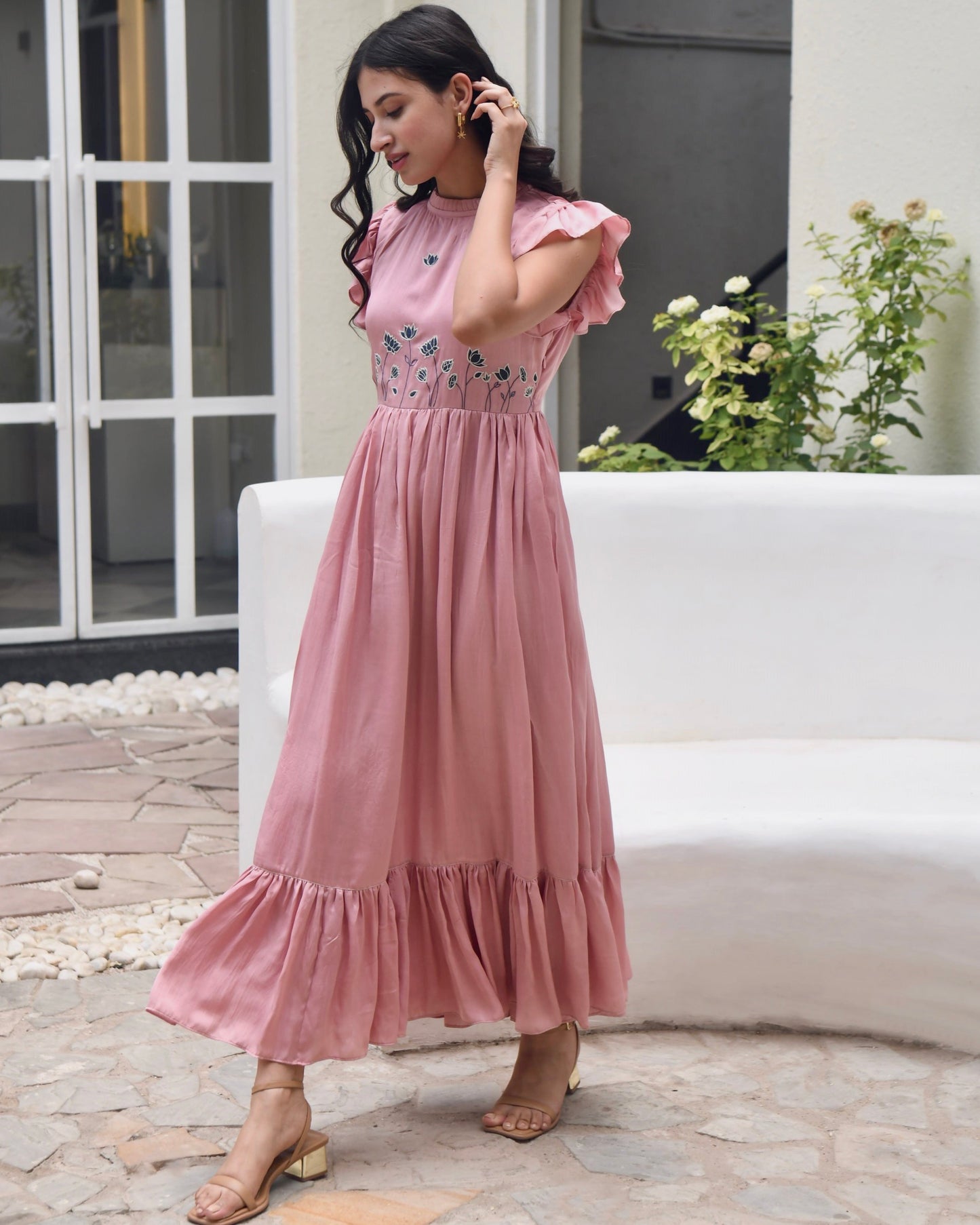 Coral Pink Dress