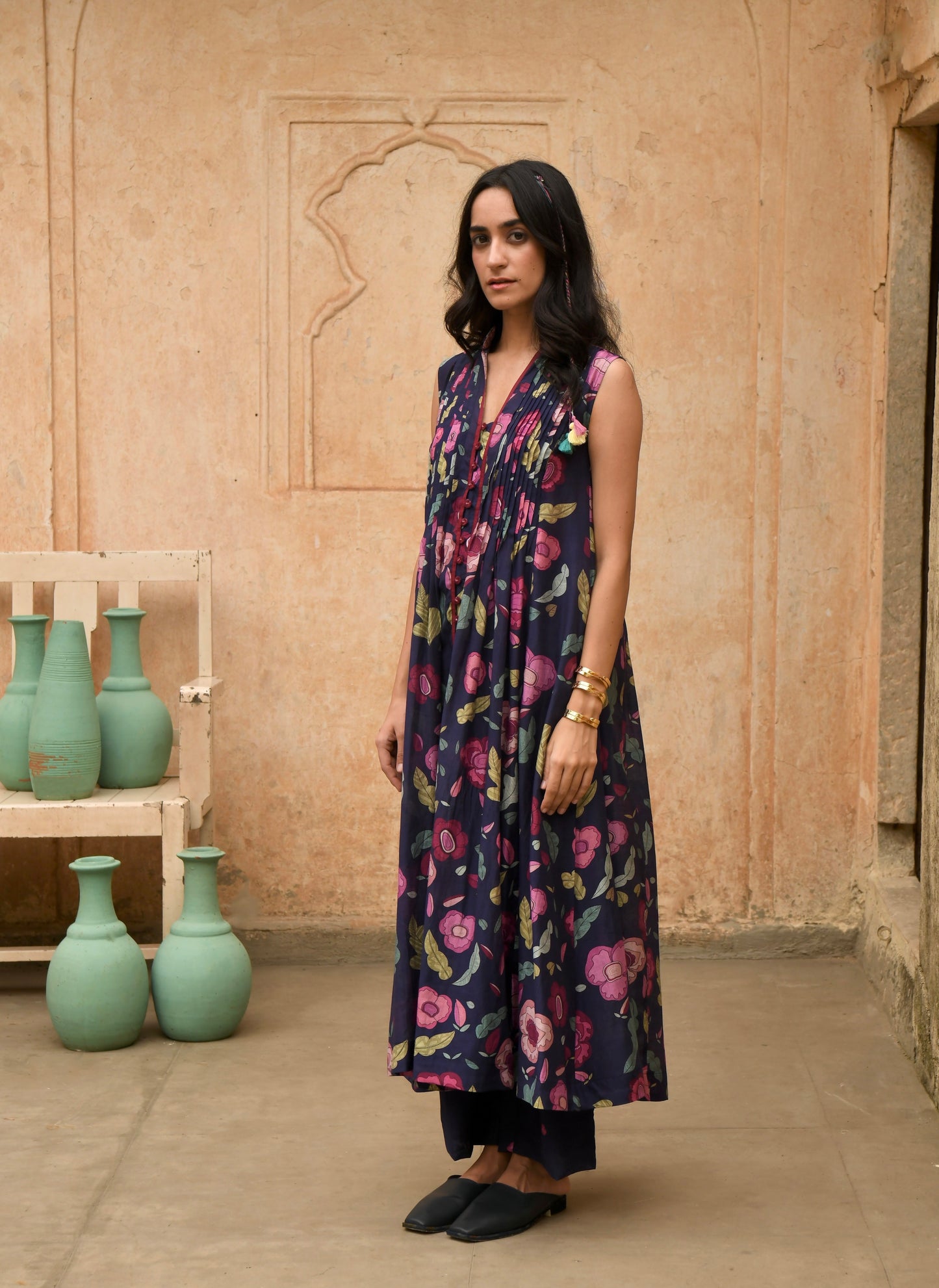 Carnation Shirt Kurta Set