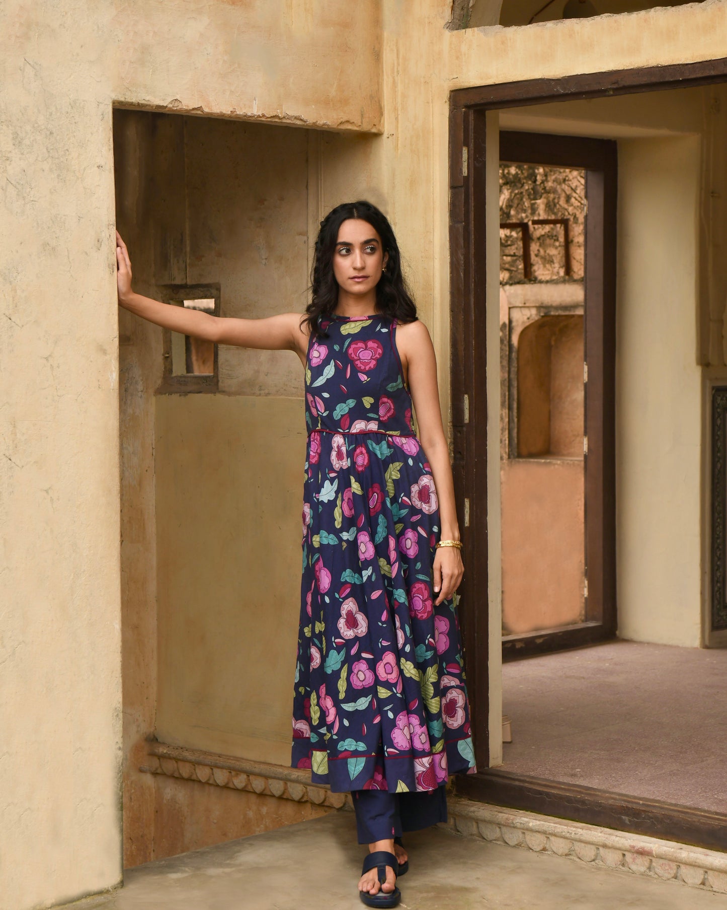 Berry Bloom Kurta Set