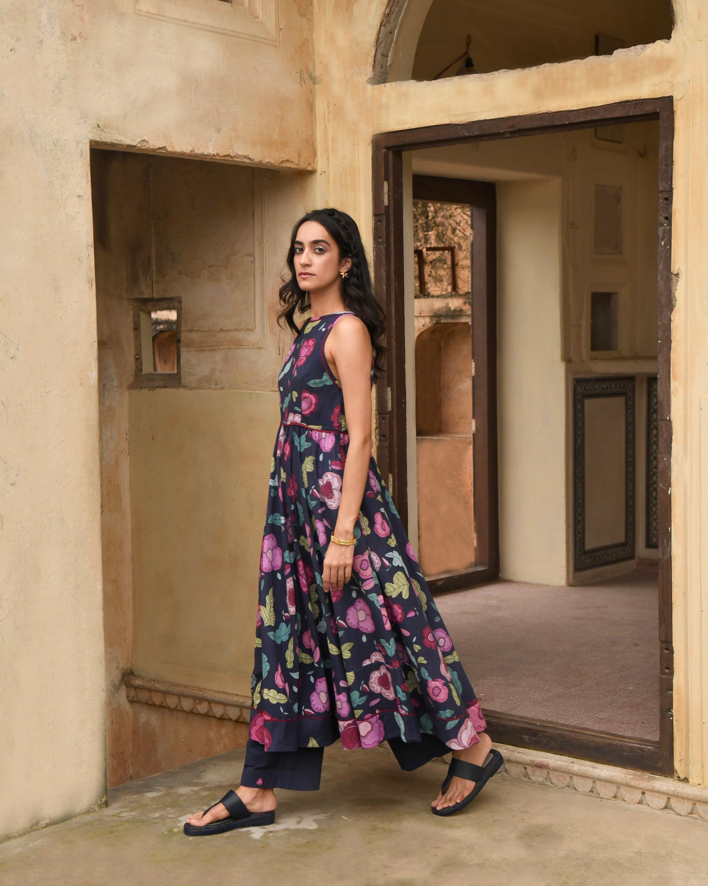 Berry Bloom Kurta Set