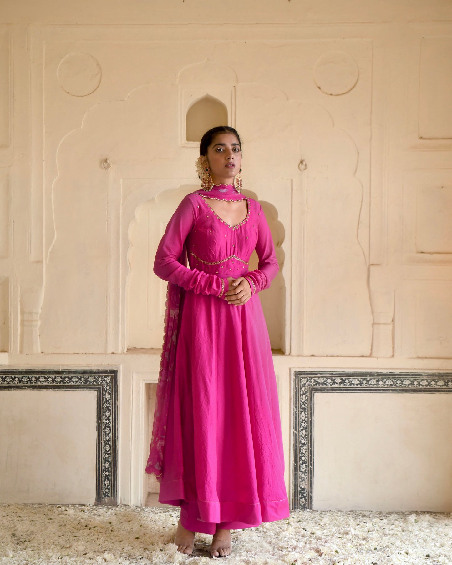 Flamingo Pink Kurta Set