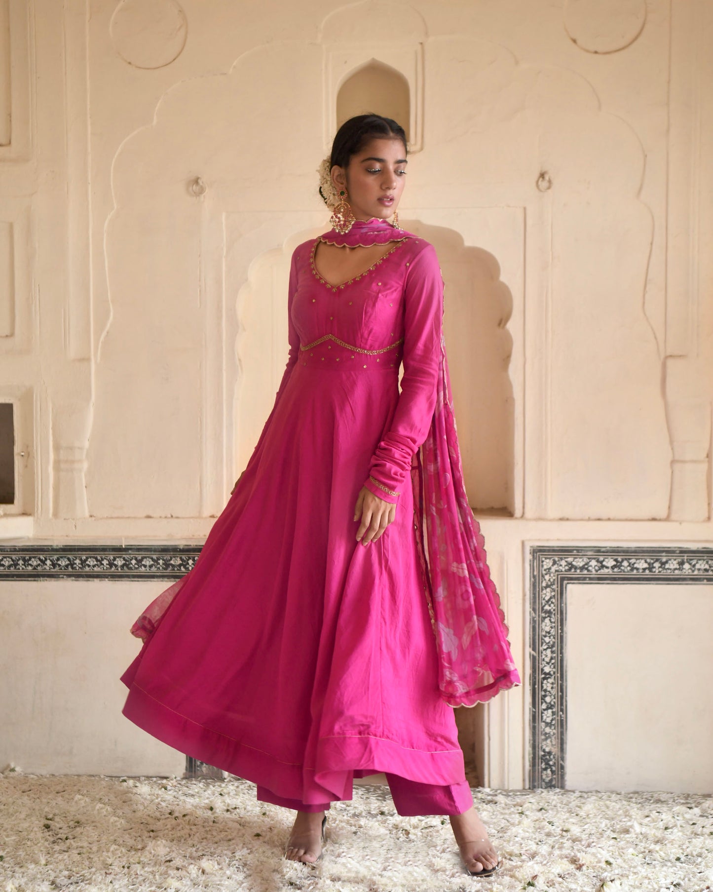Flamingo Pink Kurta Set