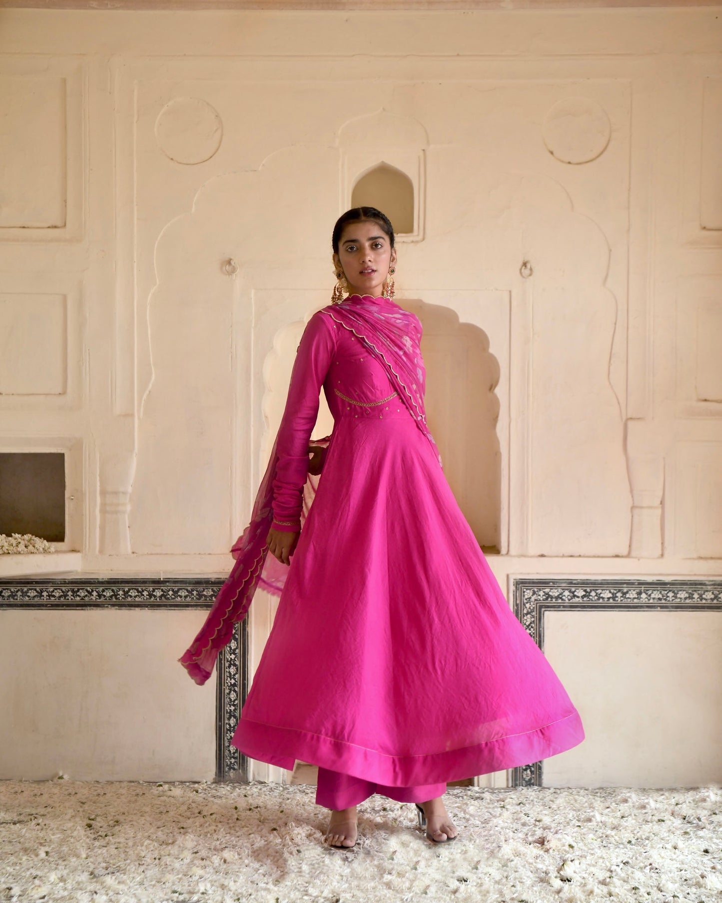 Flamingo Pink Kurta Set