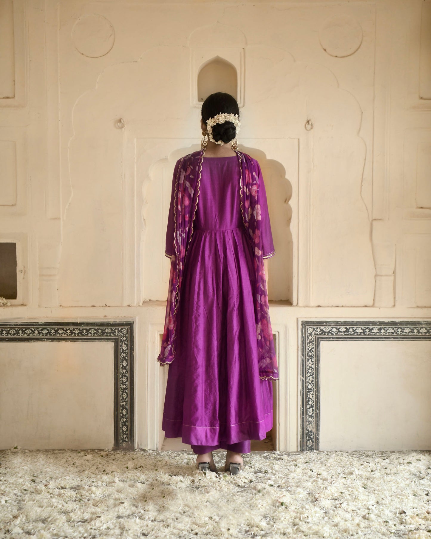 Russian Violet Kurta Set