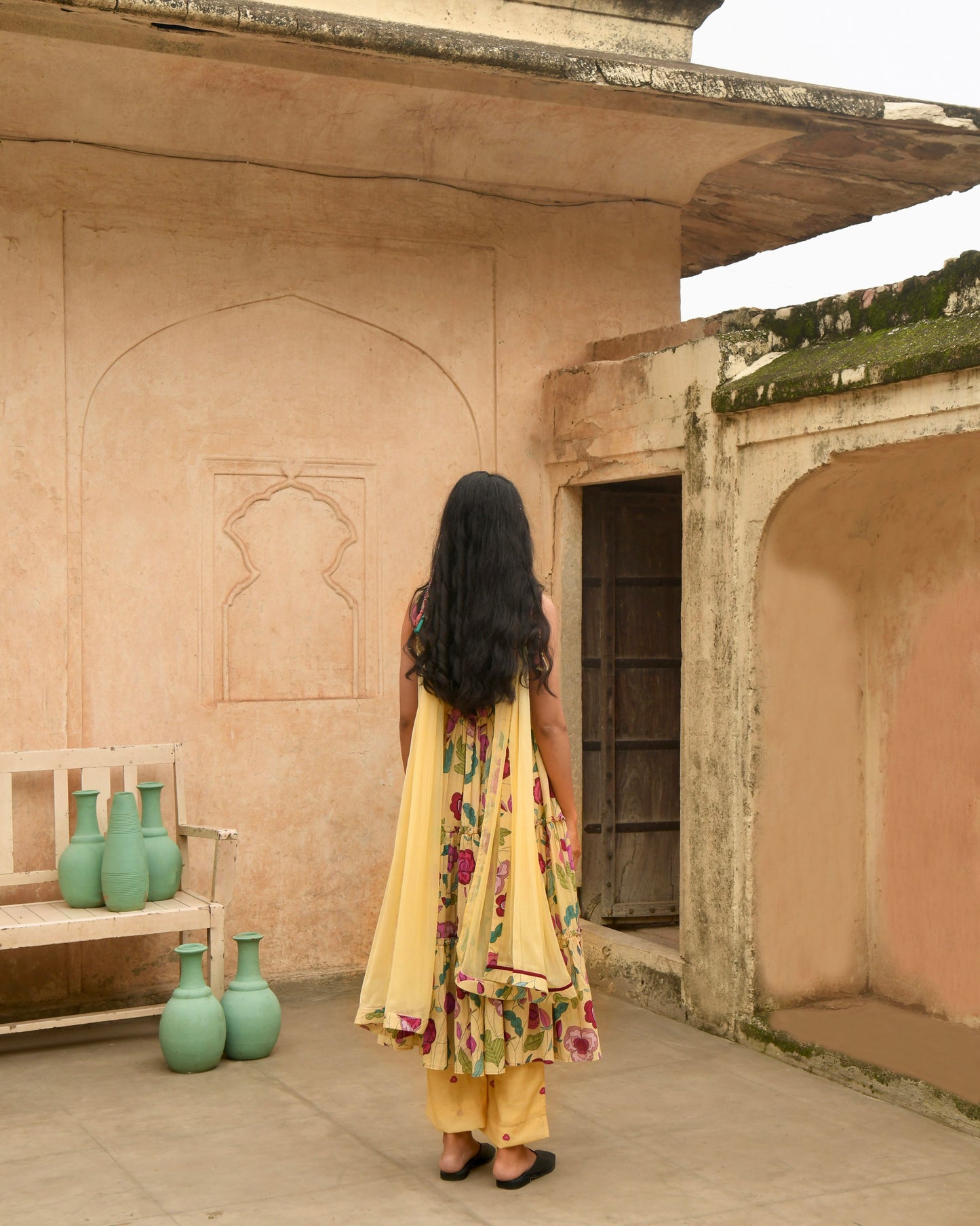 Grapefruit Kurta Set