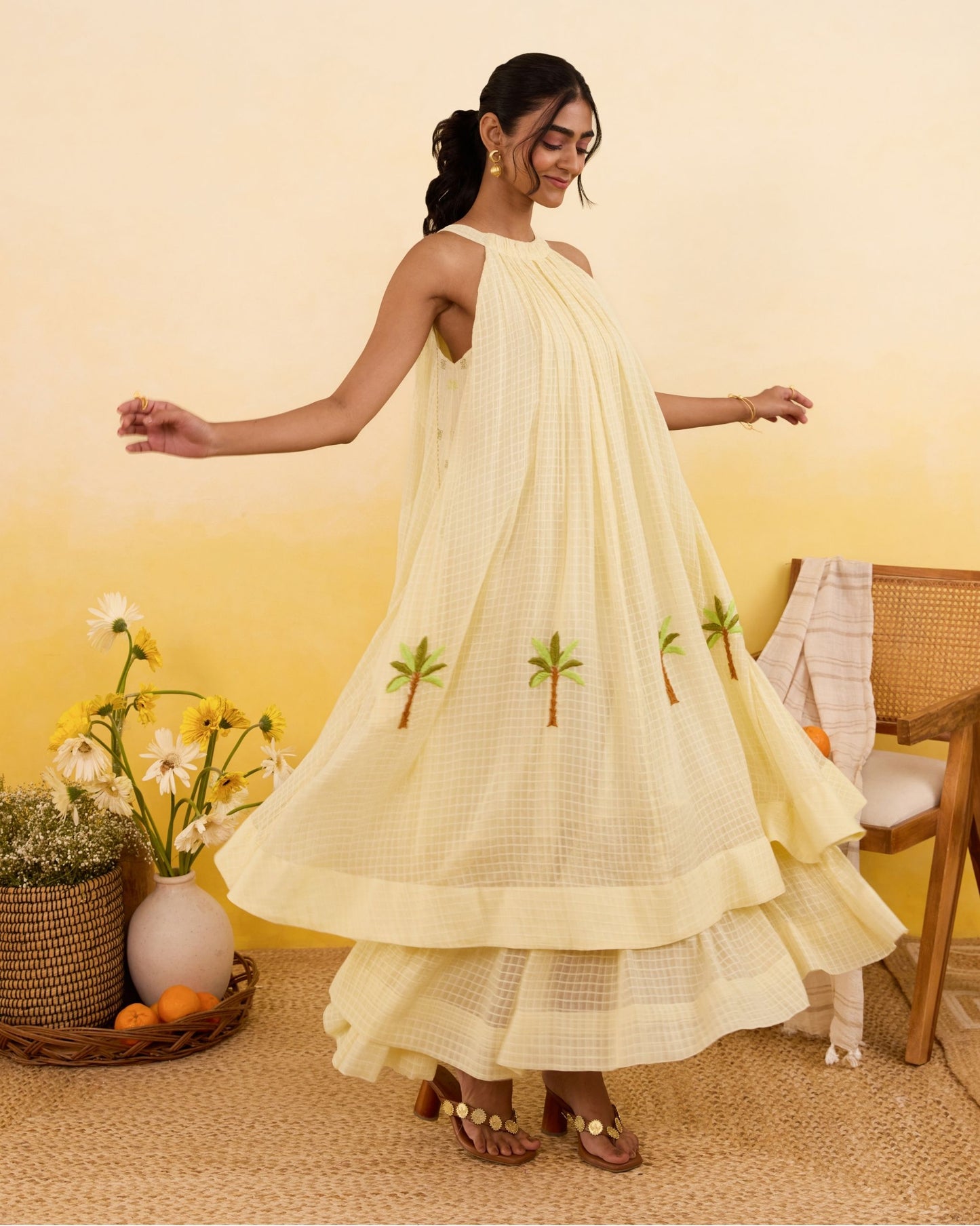 Palm Whisper Dress