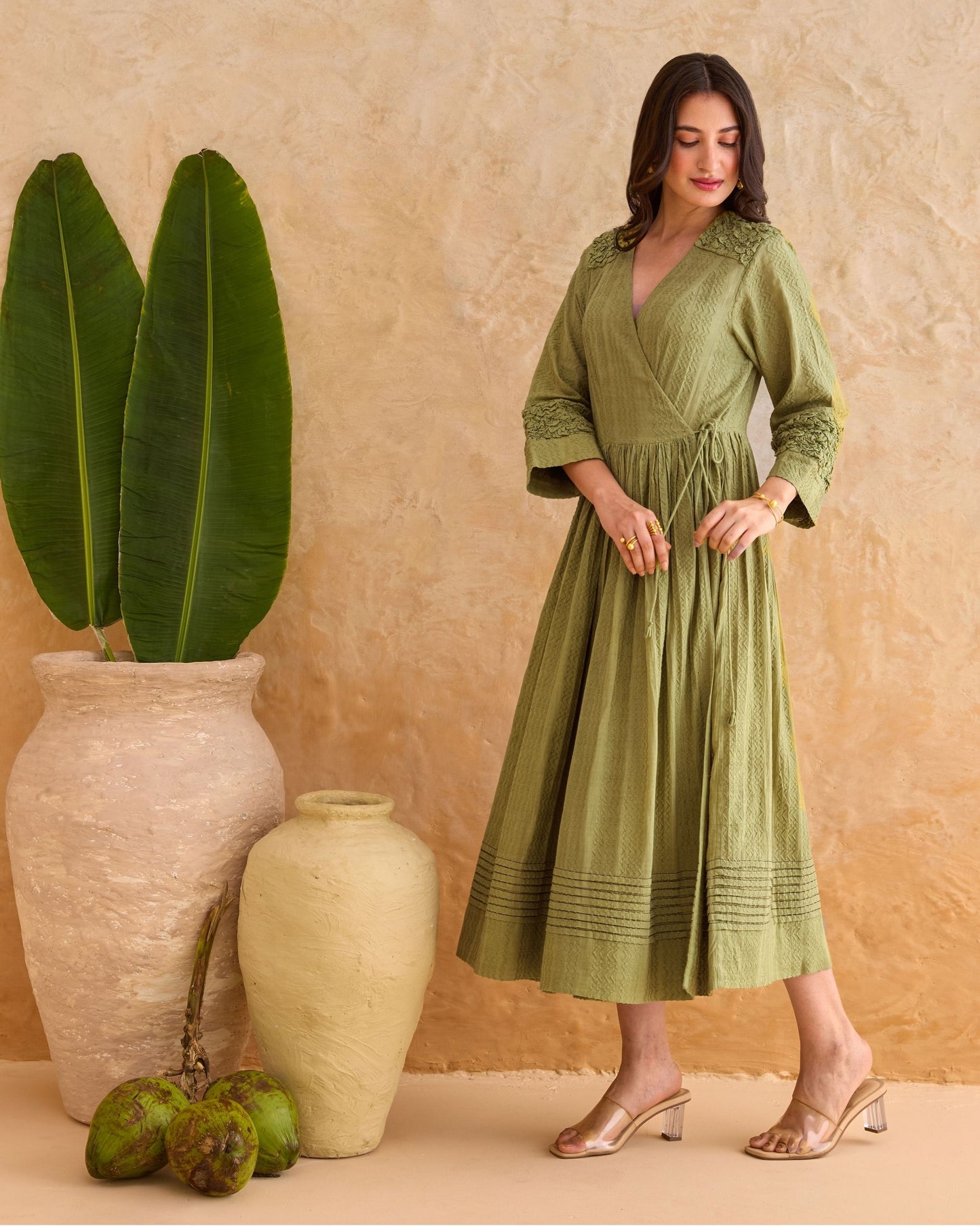 Olive Fern Dress