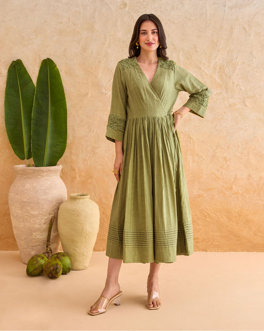 Olive Fern Dress