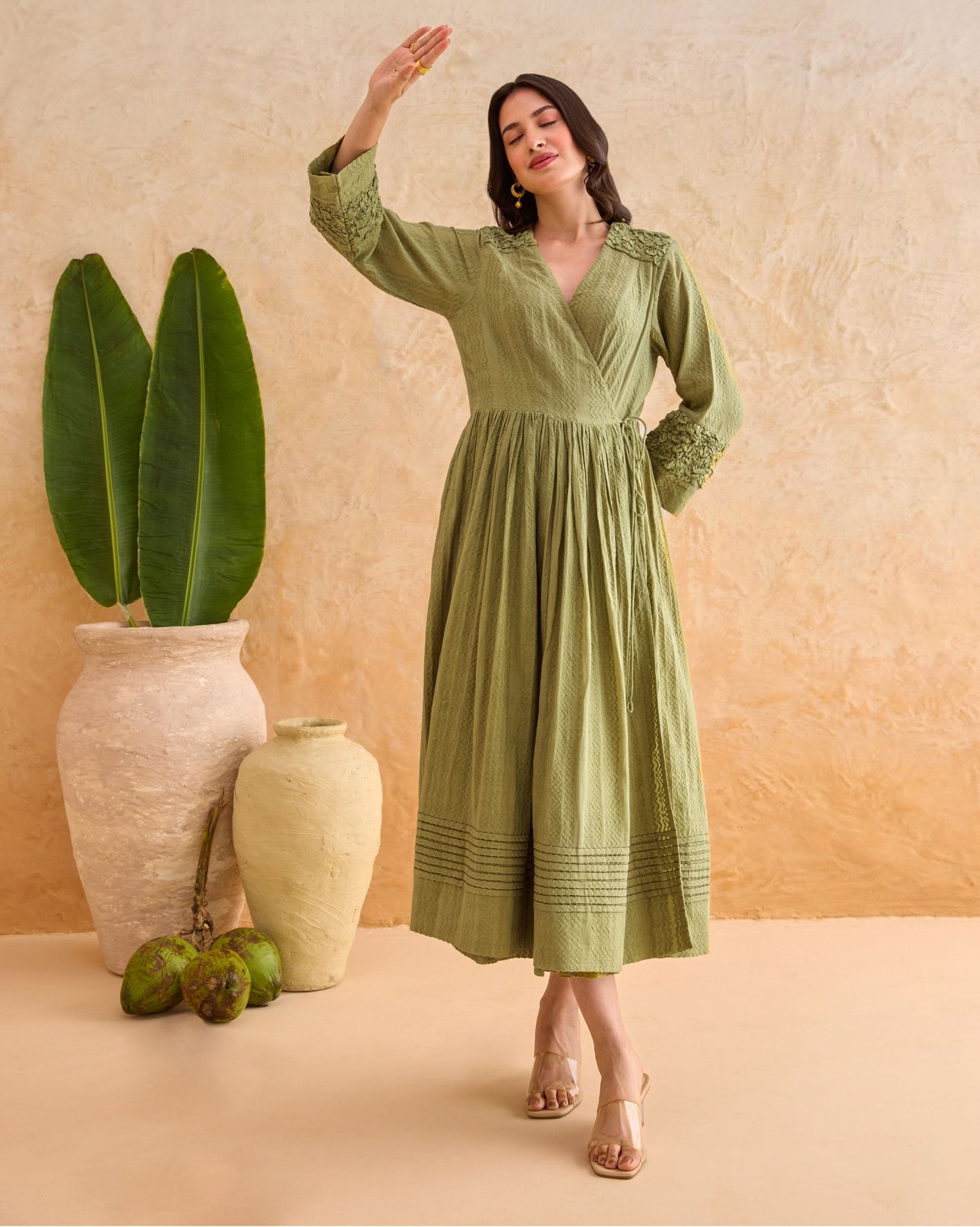 Olive Fern Dress