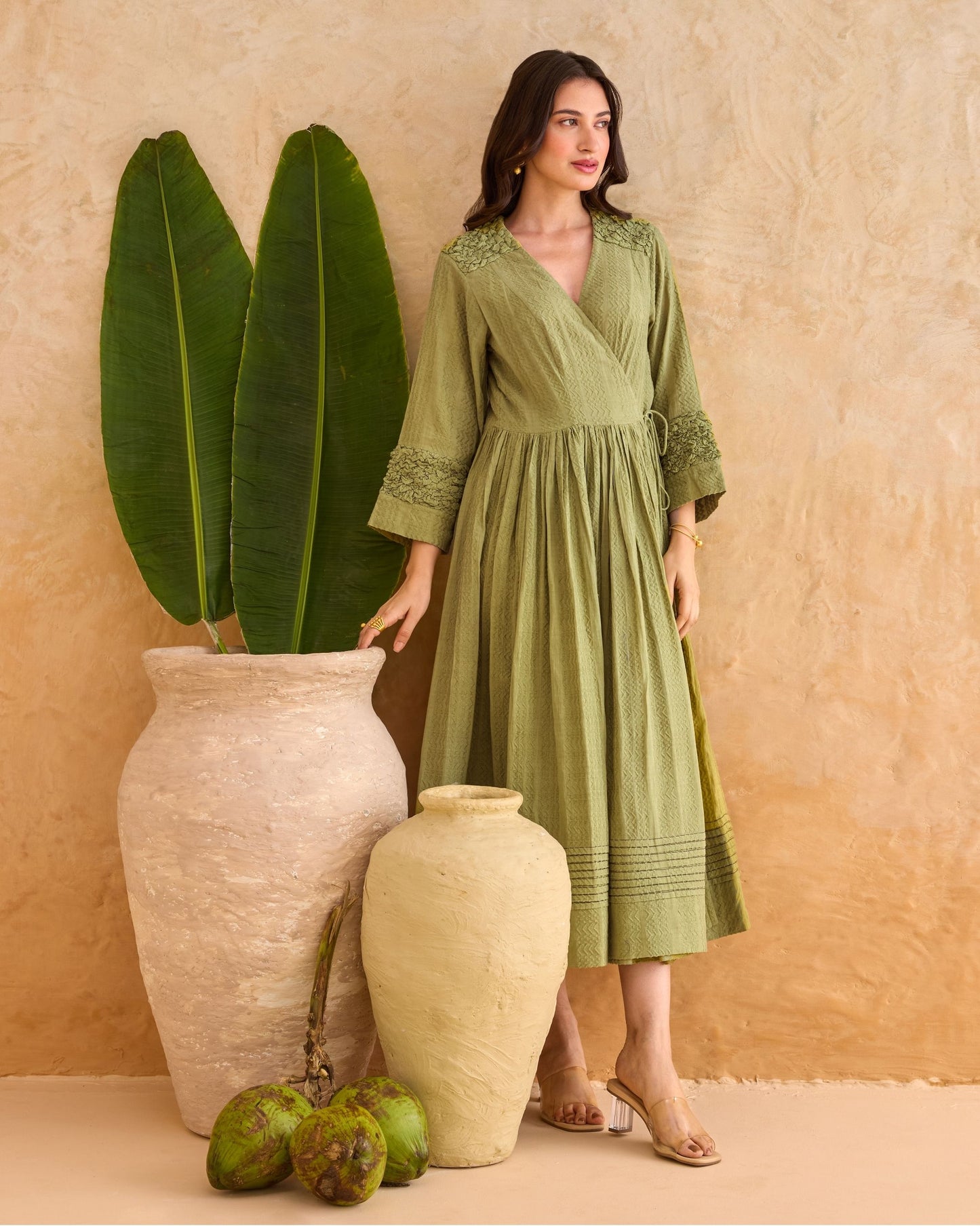 Olive Fern Dress