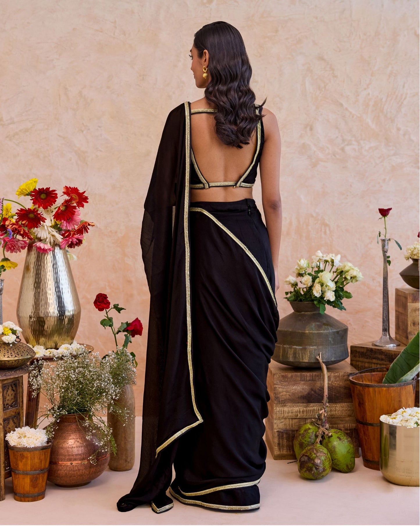 Siyahi Saree