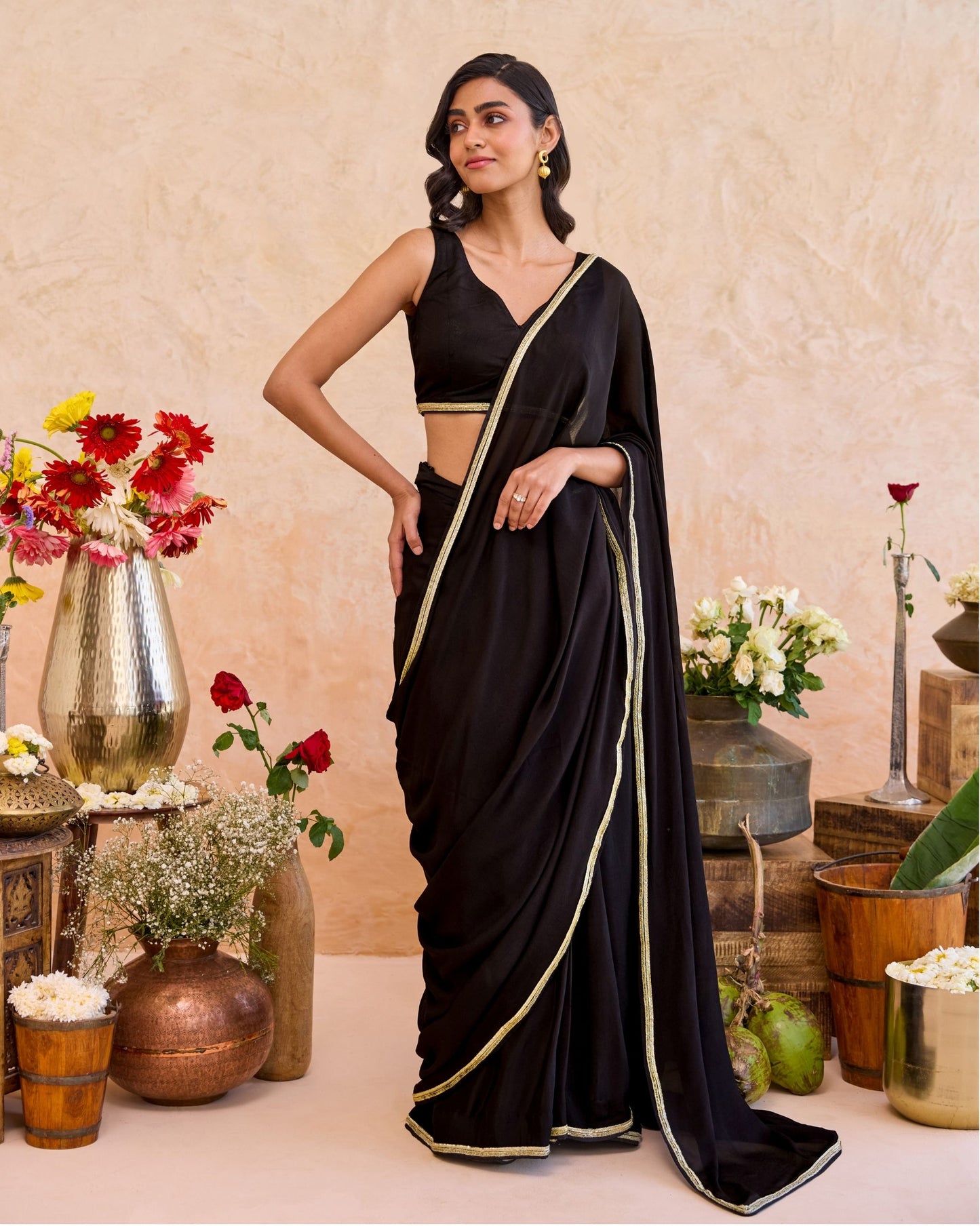Siyahi Saree