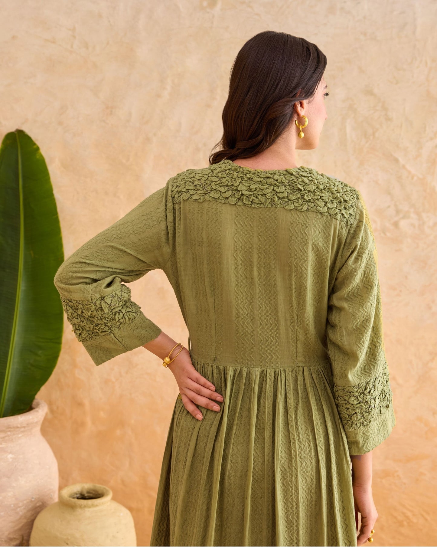 Olive Fern Dress