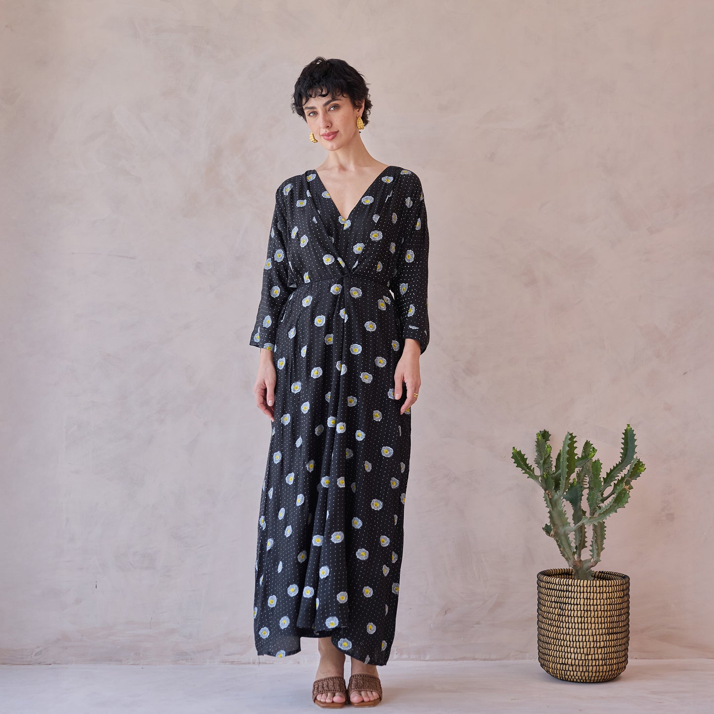 Daisy Drift Kaftan Dress
