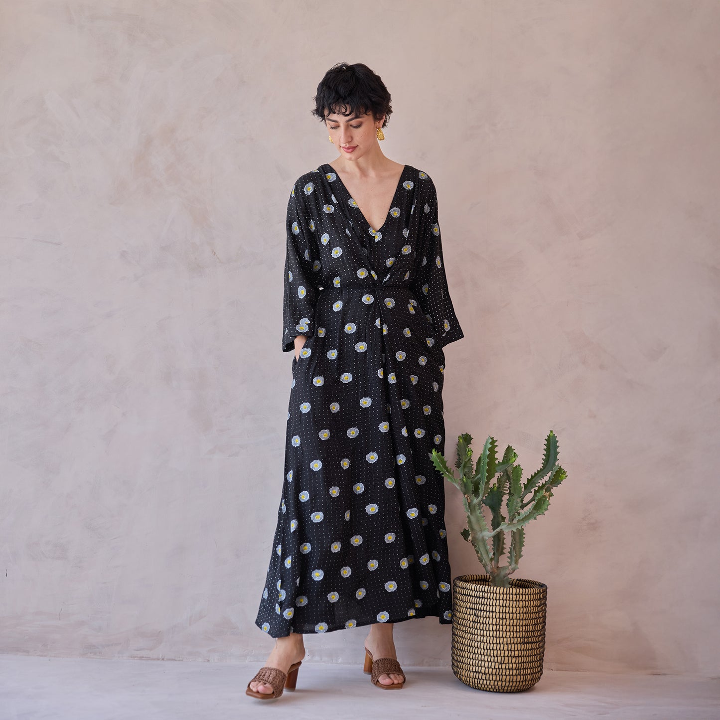 Daisy Drift Kaftan Dress