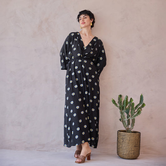 Daisy Drift Kaftan Dress