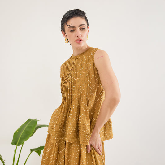 Mustard Mirage Top